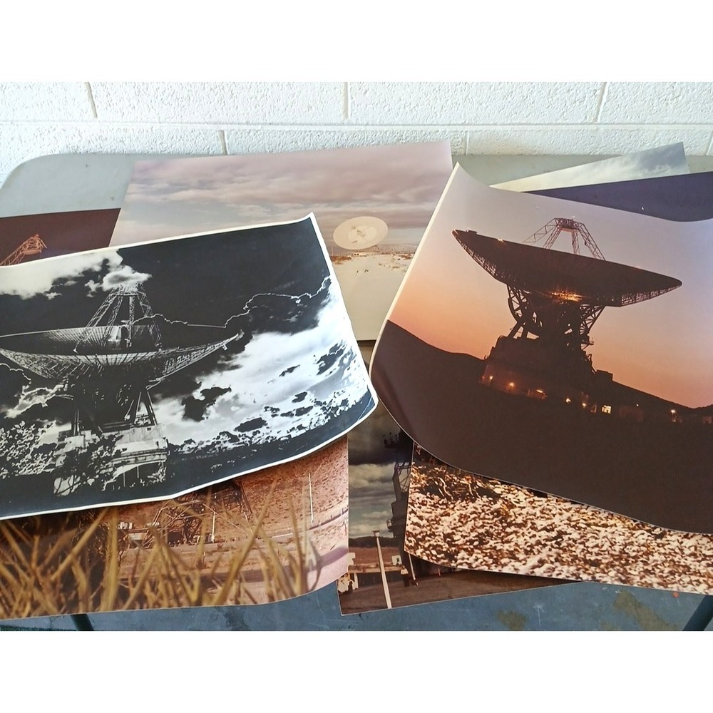 NASA Vintage Original 20x16 Photo Lot Collection Deep Space Network Tracking lot